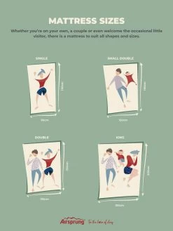 Airsprung Priestly Fusion Rolled Mattress -Home Comprehensive NYWEC SQ6 0000000013 WHITE SLd4