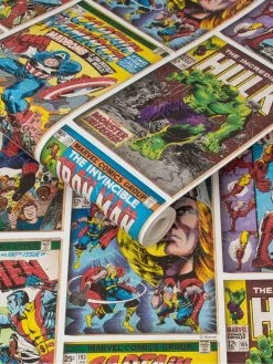 Marvel Kids Action Heroes Wallpaper -Home Comprehensive PCM74 SQ5 0000000029 MULTI RSr