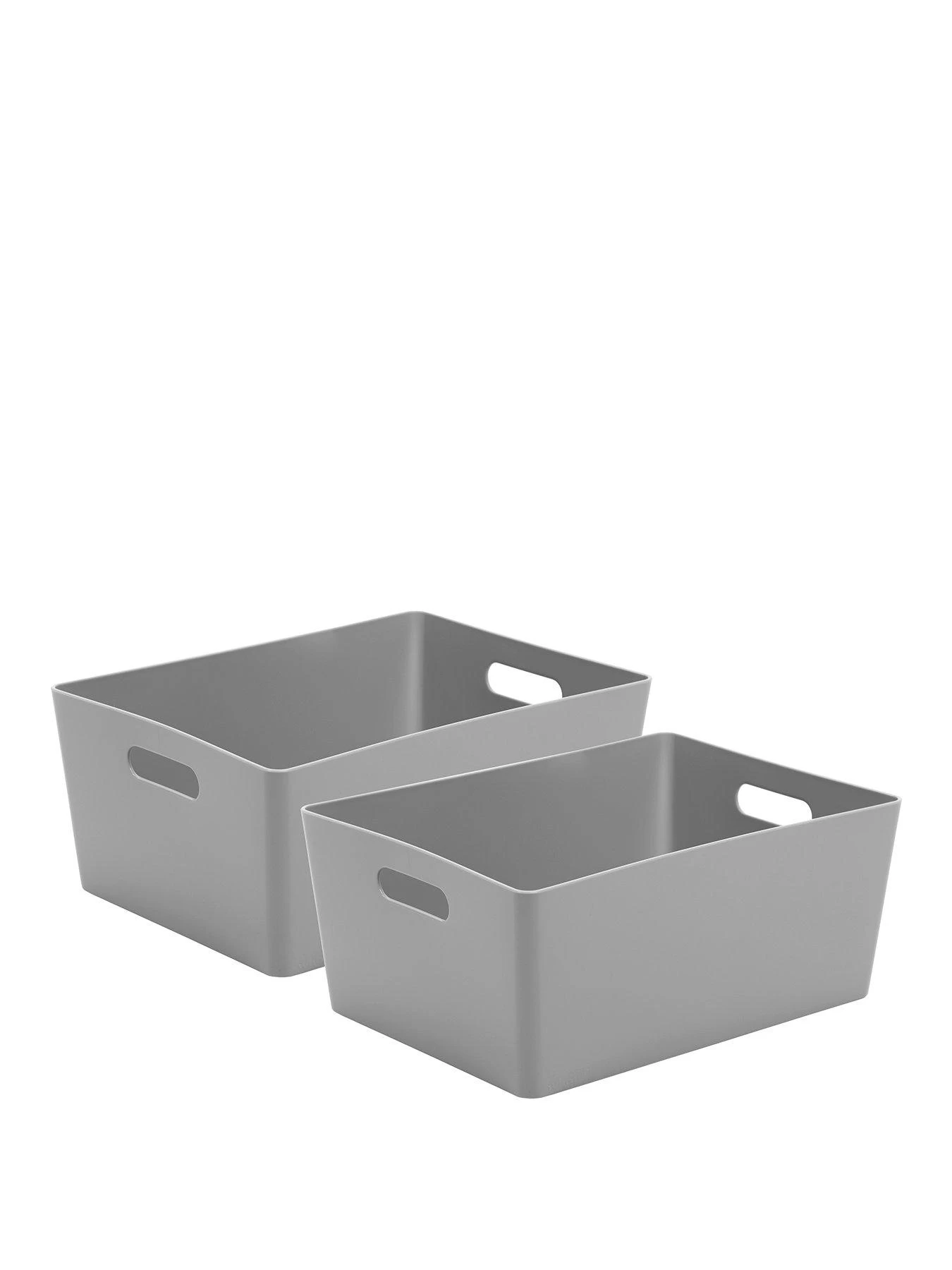 Wham Studio Storage Baskets (Set Of 2) - Grey 3 Wham Studio Storage Baskets (Set Of 2) - Grey