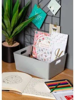 Wham Studio Storage Baskets (Set Of 2) - Grey 11 Wham Studio Storage Baskets (Set Of 2) - Grey -Home Comprehensive PDRD4 SQ5 0000000005 GREY SLd3