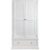 Julian Bowen Clermont 2 Door, 1 Drawer Wardrobe - White -Home Comprehensive PFV3Q SQ1 0000000013 WHITE SLf