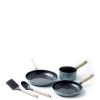 GreenPan Mayflower 5-Piece Ceramic Non-Stick Induction Pan Set -Home Comprehensive PFYFQ SQ1 0000000020 BLUE SLf
