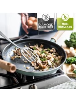 GreenPan Mayflower 5-Piece Ceramic Non-Stick Induction Pan Set -Home Comprehensive PFYFQ SQ5 0000000020 BLUE SLd3