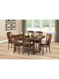 Julian Bowen Canterbury 120-160 Cm Extending Table And 6 Chairs