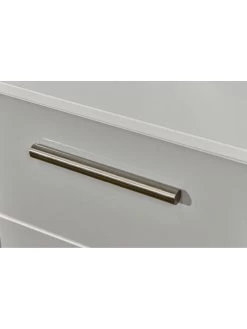 SWIFT Montreal Gloss Ready Assembled 5 Drawer Chest - FSC® Certified -Home Comprehensive PG6CA SQ5 0000009231 WHITE GREY GLOSS SLd1