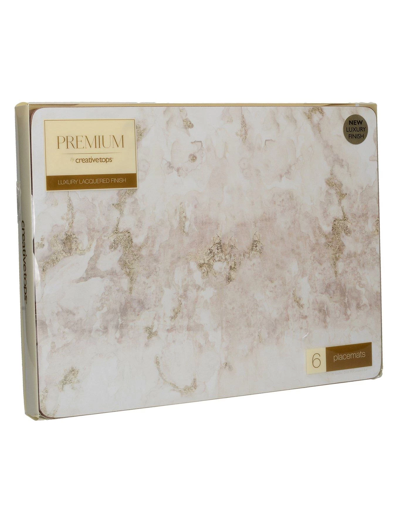 Creative Tops Grey Marble Placemats – Set Of 6 4 Creative Tops Grey Marble Placemats – Set Of 6 - Image 2