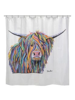 Croydex Steven Brown Angus McMoo Shower Curtain