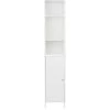 Lloyd Pascal Devonshire Tall Bathroom Cabinet - White 1 Lloyd Pascal Devonshire Tall Bathroom Cabinet - White -Home Comprehensive PGNMX SQ1 0000000013 WHITE SLf