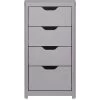 Very Home Aspen Slim 4 Drawer Chest - Grey Oak Effect -Home Comprehensive PGNN7 SQ2 0000006131 GREY OAK SLf