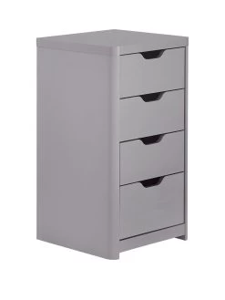 Very Home Aspen Slim 4 Drawer Chest - Grey Oak Effect -Home Comprehensive PGNN7 SQ3 0000006131 GREY OAK SLa