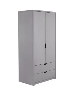 Very Home Aspen 2 Door, 2 Drawer Wardrobe - Grey Oak Effect 10 Very Home Aspen 2 Door, 2 Drawer Wardrobe - Grey Oak Effect -Home Comprehensive PGNNC SQ3 0000006131 GREY OAK SLa