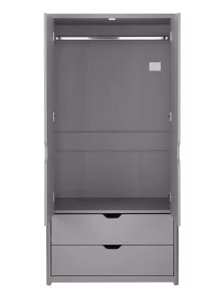 Very Home Aspen 2 Door, 2 Drawer Wardrobe - Grey Oak Effect 11 Very Home Aspen 2 Door, 2 Drawer Wardrobe - Grey Oak Effect -Home Comprehensive PGNNC SQ4 0000006131 GREY OAK SLd