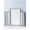 Julian Bowen Soprano Folding Dressing Table Mirror -Home Comprehensive PHEEY SQ1 0000000035 SILVER SLf