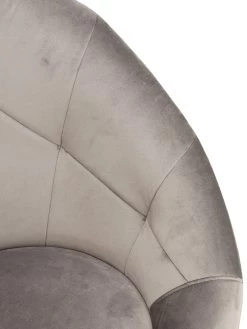 Very Home Odyssey Velvet Leisure Chair - Grey 8 Very Home Odyssey Velvet Leisure Chair - Grey -Home Comprehensive PLLJV SQ4 0000000005 GREY SLd
