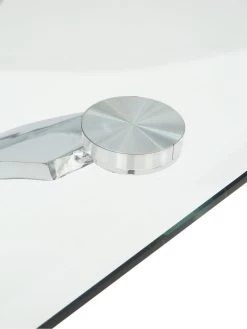 Very Home Alice 160 Cm Rectangle Glass And Chrome Dining Table + 6 Velvet Chairs 11 Very Home Alice 160 Cm Rectangle Glass And Chrome Dining Table + 6 Velvet Chairs -Home Comprehensive PLLJY SQ5 0000013305 CLEAR GREY SLd1