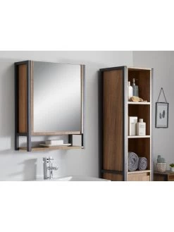 Lloyd Pascal Linley Single Mirror Bathroom Wall Cabinet