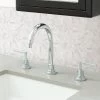 InHome Pack Of 4 Herringbone Carrrara Peel & Stick Backsplash Tiles