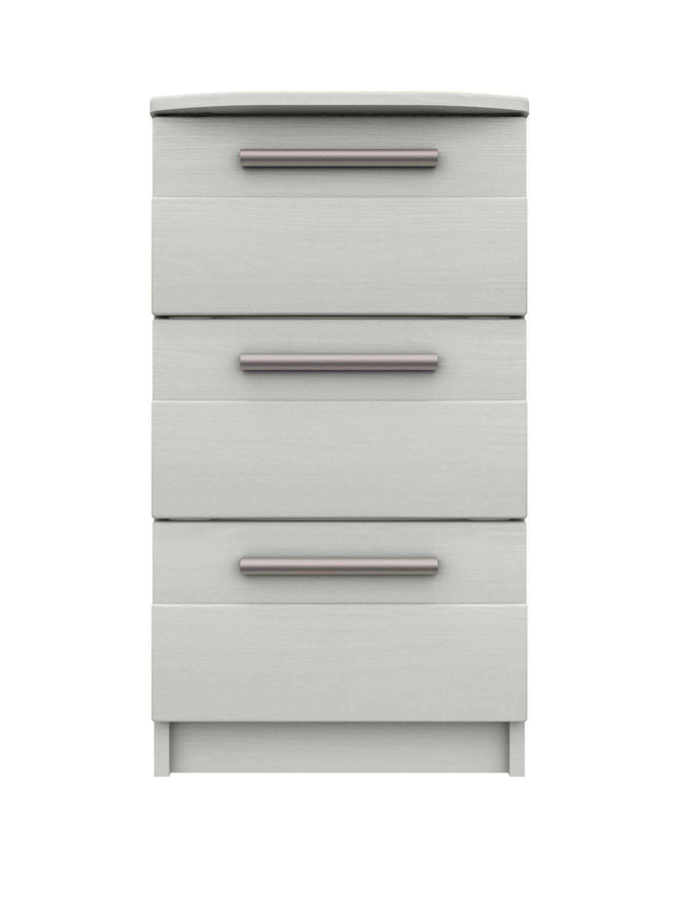 One Call Taylor Ready Assembled 3 Drawer Bedside Chest 3 One Call Taylor Ready Assembled 3 Drawer Bedside Chest