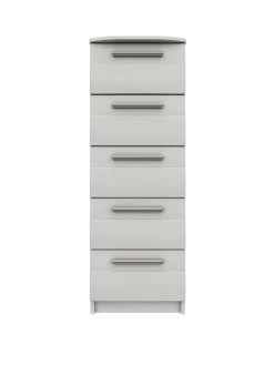 One Call Taylor Ready Assembled 5 Drawer Tall Boy