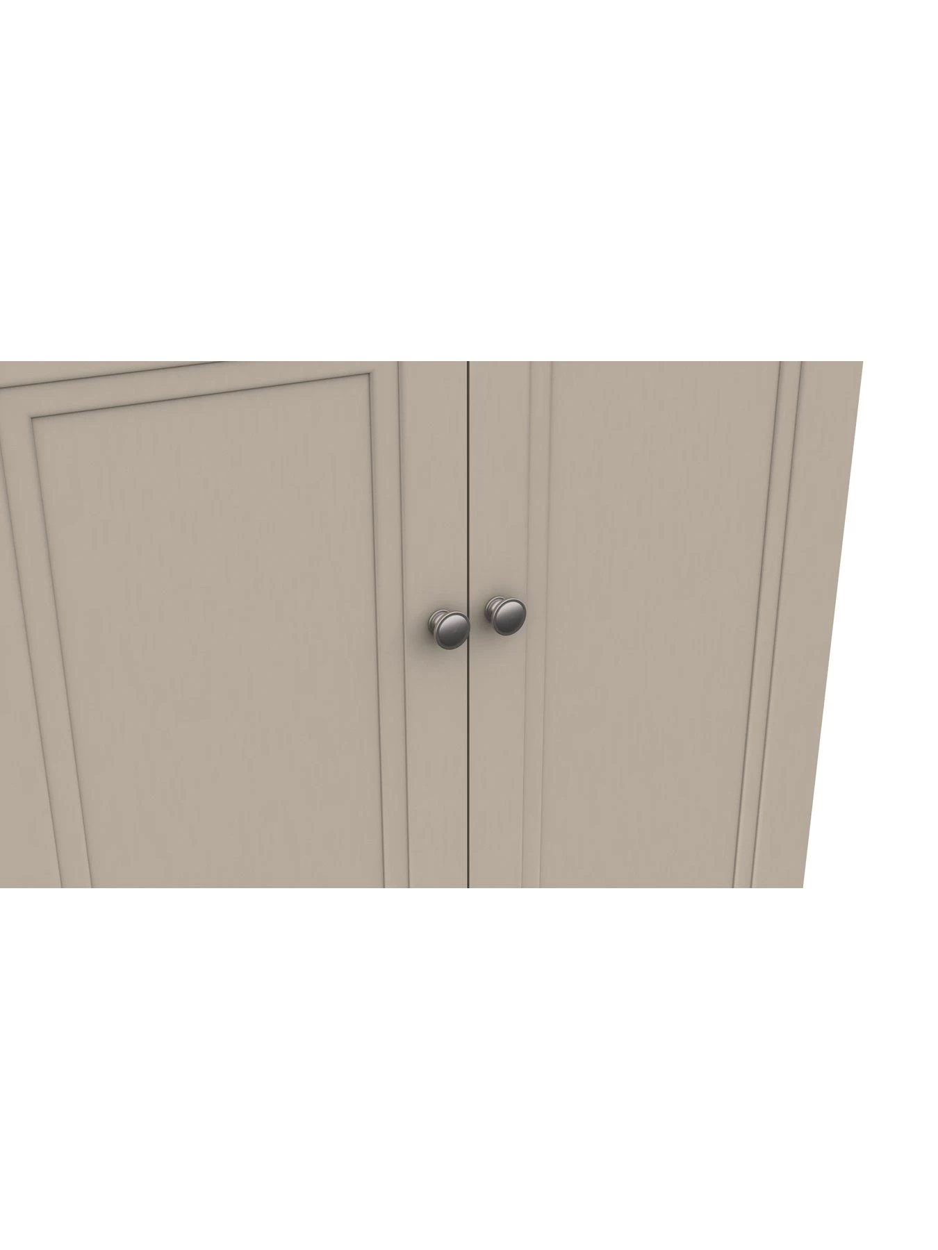 One Call Reid Ready Assembled 2 Door Wardrobe 6 One Call Reid Ready Assembled 2 Door Wardrobe - Image 4