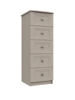 One Call Reid Ready Assembled 5 Drawer Tall Boy 8 One Call Reid Ready Assembled 5 Drawer Tall Boy -Home Comprehensive Q9QYK SQ3 0000000179 TAUPE SLa