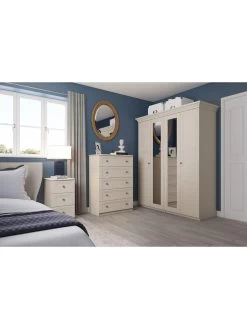 One Call Reid Ready Assembled 3 Drawer Bedside Chest 7 One Call Reid Ready Assembled 3 Drawer Bedside Chest -Home Comprehensive Q9R6D SQ2 0000000179 TAUPE RSr