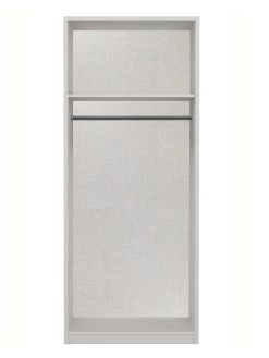 One Call Smyth Ready Assembled 2 Door Wardrobe 12 One Call Smyth Ready Assembled 2 Door Wardrobe -Home Comprehensive Q9VFJ SQ5 0000014757 DARK GREY TAUPE SLd1