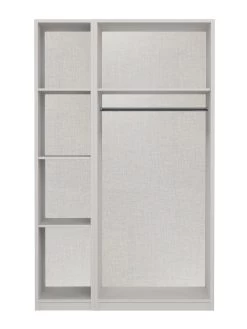 One Call Smyth Part Assembled 3 Door Mirrored Wardrobe 13 One Call Smyth Part Assembled 3 Door Mirrored Wardrobe -Home Comprehensive Q9VFK SQ6 0000014757 DARK GREY TAUPE SLd2