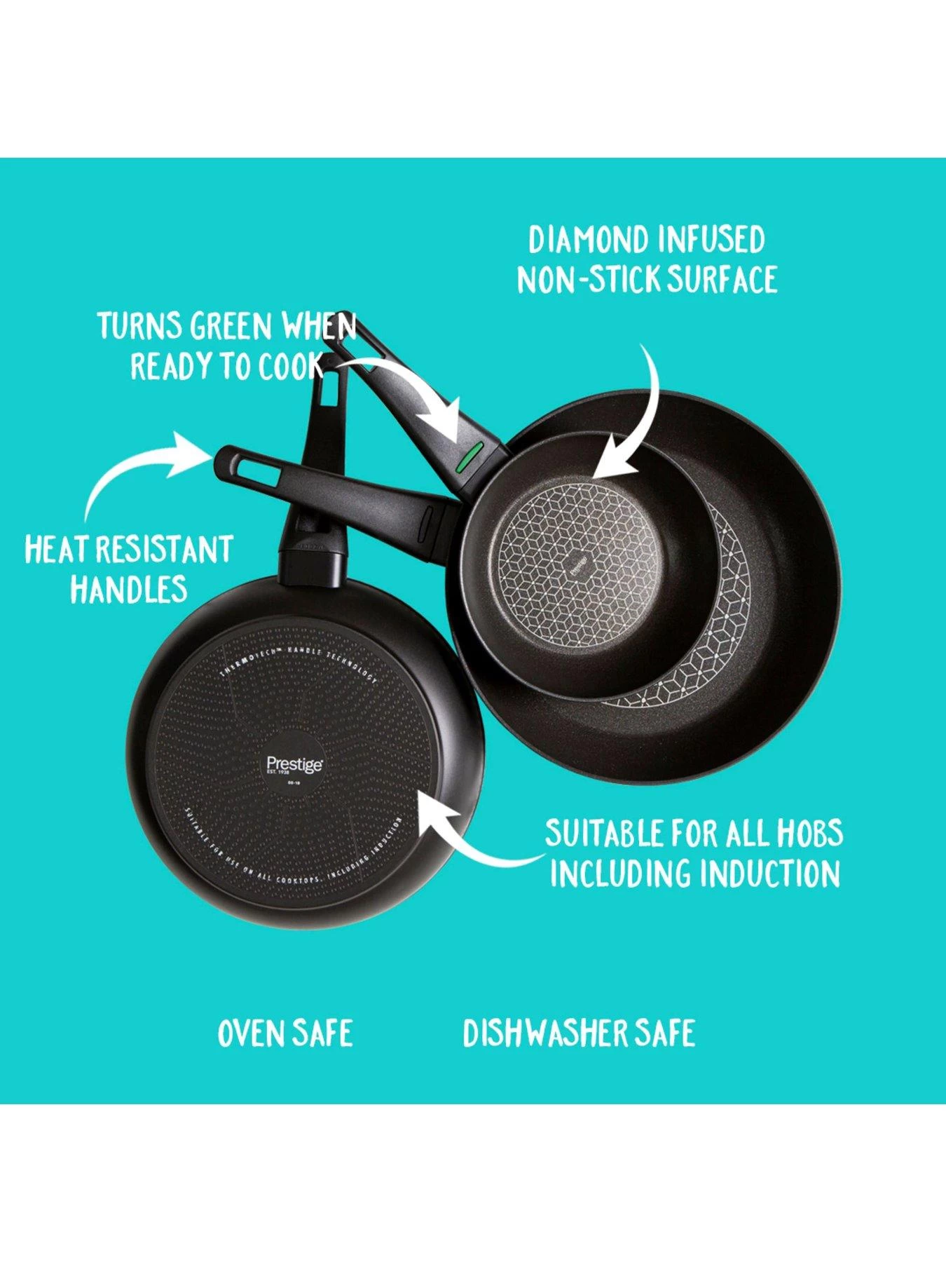 Prestige Thermo Smart 4-Piece Pan Set 6 Prestige Thermo Smart 4-Piece Pan Set - Image 4