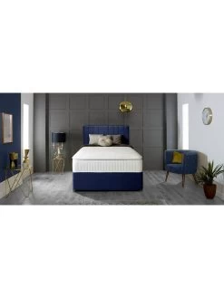 Shire Beds Liberty Velvet Divan Headboard - Navy