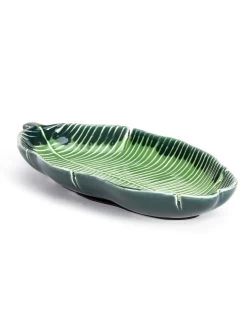 Green Leaf Trinket Dish 9 Green Leaf Trinket Dish -Home Comprehensive QENCE SQ3 0000000047 GREEN SLd1