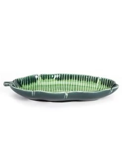 Green Leaf Trinket Dish 10 Green Leaf Trinket Dish -Home Comprehensive QENCE SQ4 0000000047 GREEN SLd2