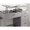 Dorel Home Carver Lift Up Desk - Grey 2 Dorel Home Carver Lift Up Desk - Grey -Home Comprehensive QFVPJ SQ1 0000000005 GREY RSr