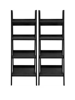 Dorel Home Set Of 2 Lawrence Ladder Bookcases