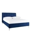 Michelle Keegan Home Phoebe Bed Frame & Headboard - Navy -Home Comprehensive QFWRF SQ1 0000000048 NAVY SLa