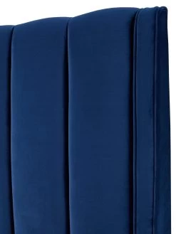 Michelle Keegan Home Phoebe Bed Frame & Headboard - Navy -Home Comprehensive QFWRF SQ4 0000000048 NAVY SLd1