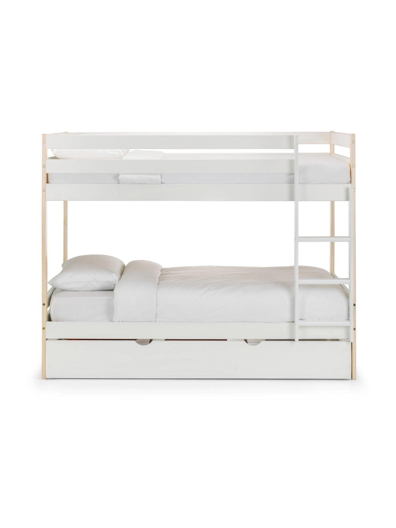 Julian Bowen Nova Two Tone Bunk Bed - White/Pine 4 Julian Bowen Nova Two Tone Bunk Bed - White/Pine - Image 2