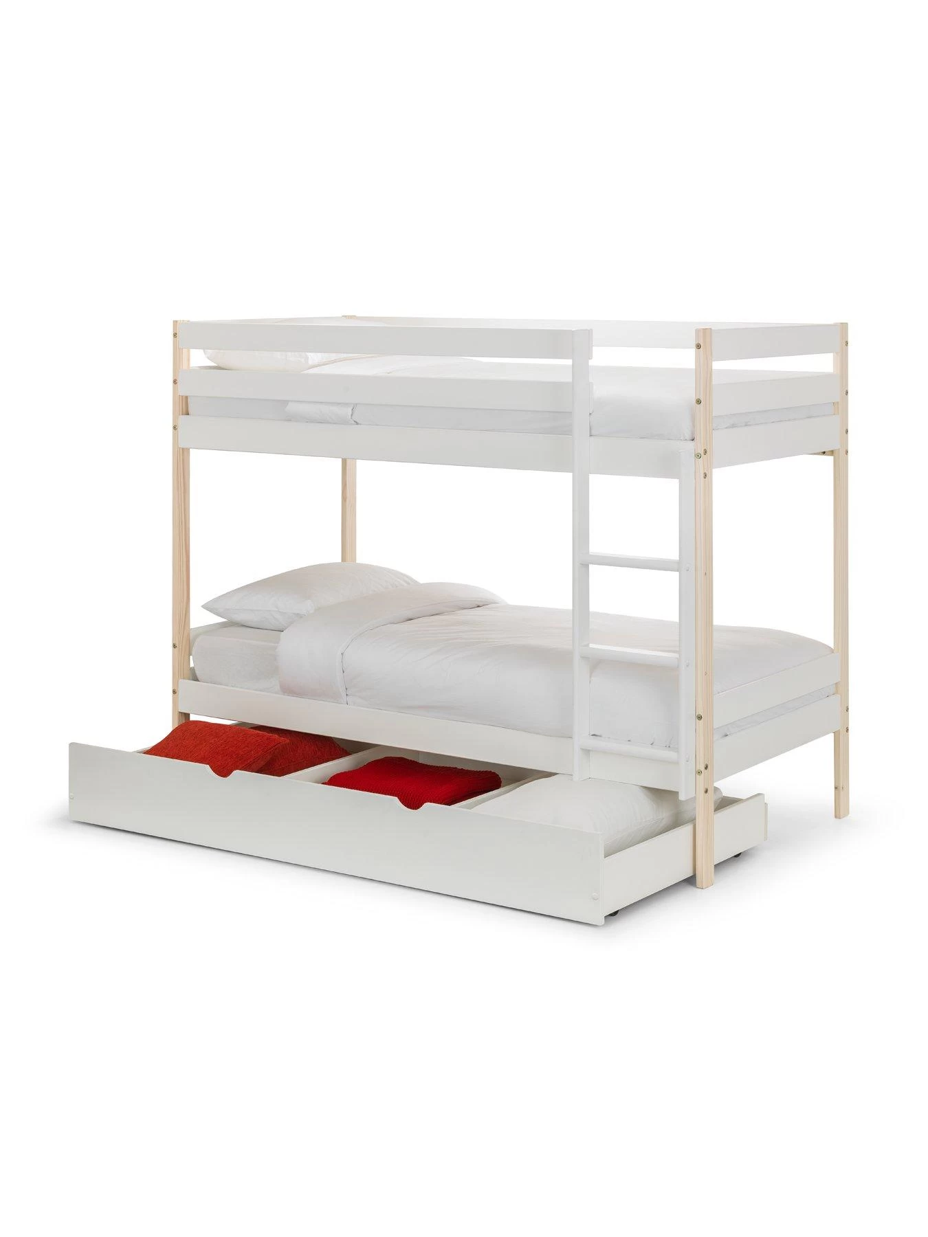 Julian Bowen Nova Two Tone Bunk Bed - White/Pine 5 Julian Bowen Nova Two Tone Bunk Bed - White/Pine - Image 3