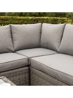 Rowlinson Bunbury Corner Set Grey Weave 11 Rowlinson Bunbury Corner Set Grey Weave -Home Comprehensive QHWDD SQ4 0000000099 N A SLd