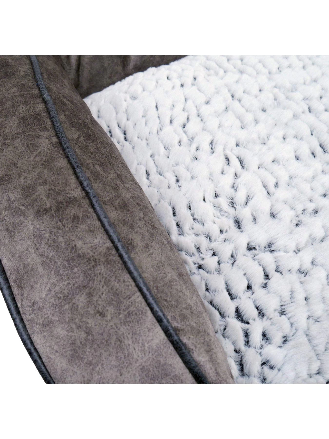 Rosewood Grey Luxury Plush Sofa 84cm 4 Rosewood Grey Luxury Plush Sofa 84cm - Image 2