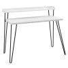 Dorel Home Haven Retro Desk - White -Home Comprehensive QK7D3 SQ1 0000000013 WHITE SLf