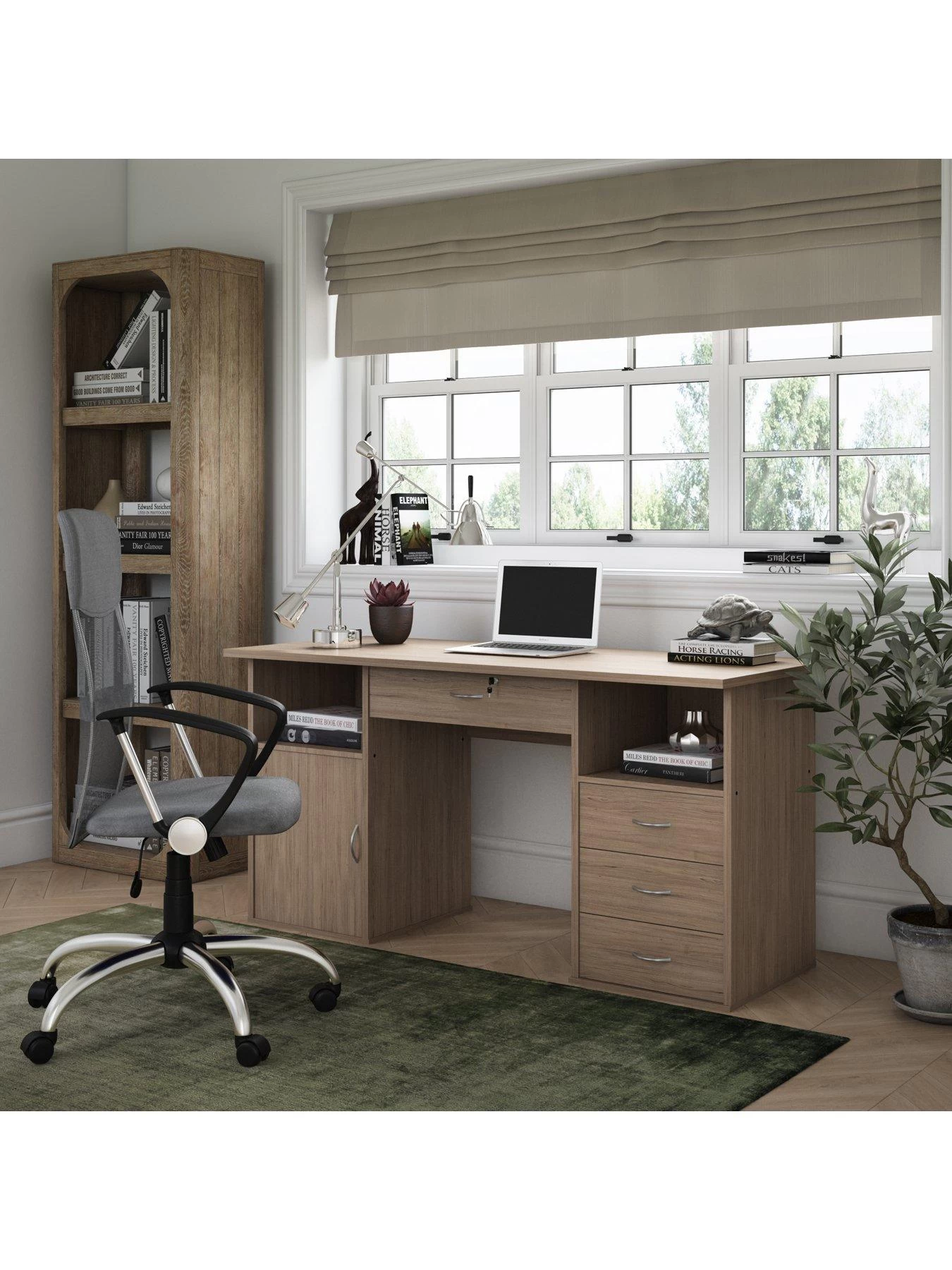 Alphason Perth Office Chair- Grey 4 Alphason Perth Office Chair- Grey - Image 2