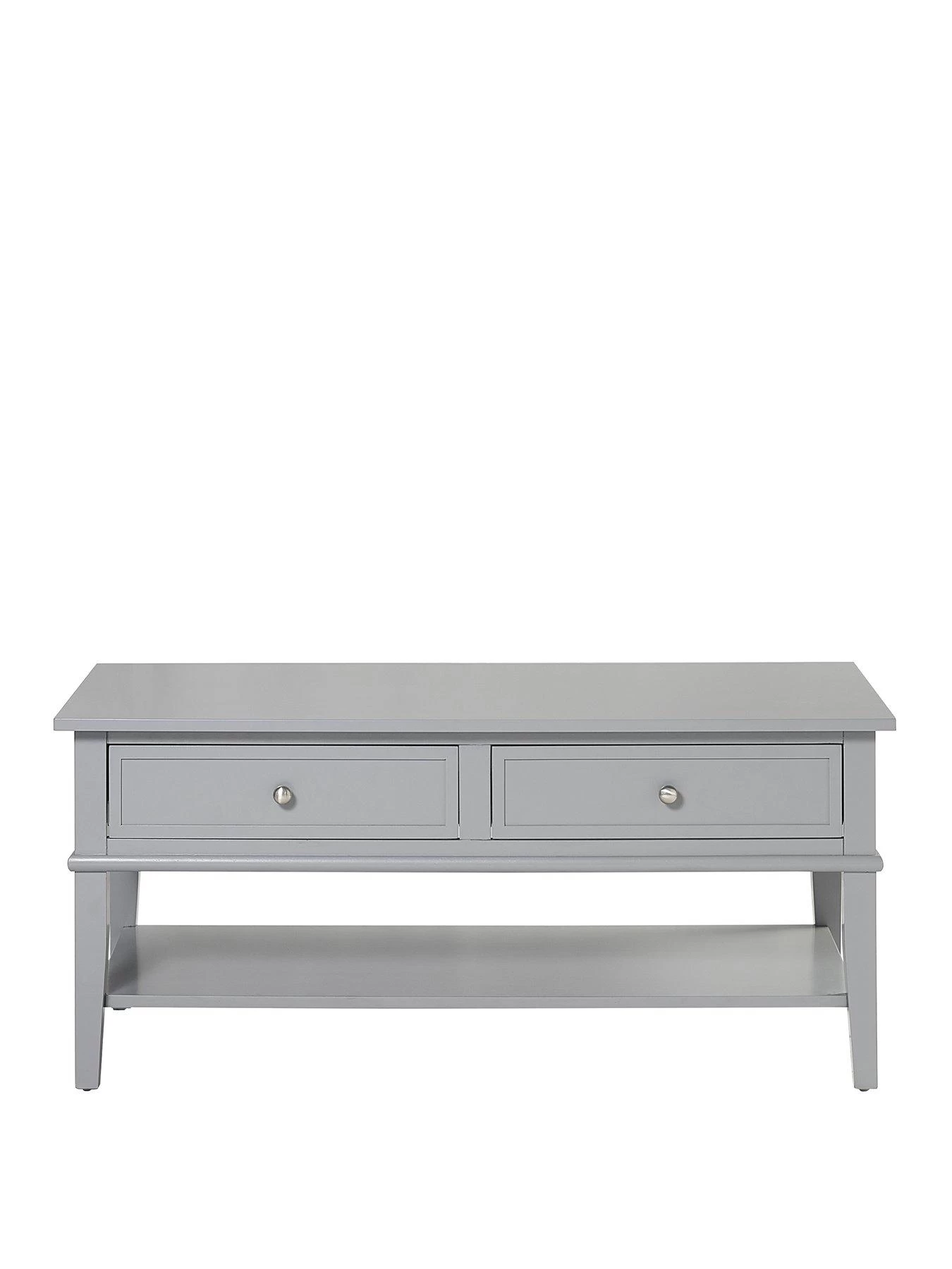 Dorel Home Franklin Coffee Table- Grey 4 Dorel Home Franklin Coffee Table- Grey - Image 2