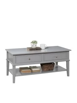 Dorel Home Franklin Coffee Table- Grey 9 Dorel Home Franklin Coffee Table- Grey -Home Comprehensive QKE3L SQ4 0000000005 GREY SLd
