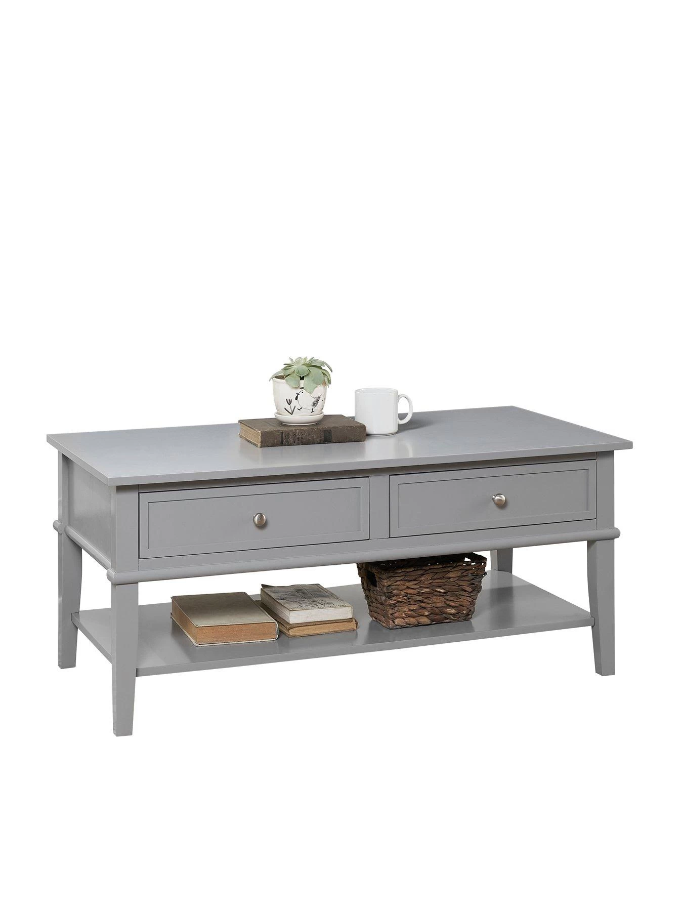 Dorel Home Franklin Coffee Table- Grey 6 Dorel Home Franklin Coffee Table- Grey - Image 4