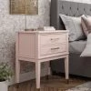 CosmoLiving By Cosmopolitan Westerleigh Side Table- Pink/Gold