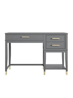 CosmoLiving By Cosmopolitan Westerleigh Lift Desk - Graphite Grey -Home Comprehensive QKG4F SQ3 0000000005 GREY SLd