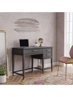 CosmoLiving By Cosmopolitan Westerleigh Lift Desk - Graphite Grey -Home Comprehensive QKG4F SQ4 0000000005 GREY SLd1
