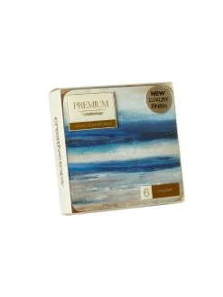 Creative Tops Abstract Ocean View Coasters – Set Of 6 -Home Comprehensive QLRHL SQ4 0000000029 MULTI SLd2