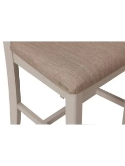 K-Interiors Fontana Ready Assembled Solid Wood Pair Of Dining Chairs -Home Comprehensive QMARY SQ5 0000000311 GREY OAK SLd1